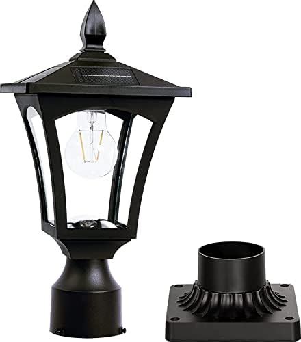 outdoor solar post light fixtures|Amazon.com: Outdoor Solar Post Lighting.